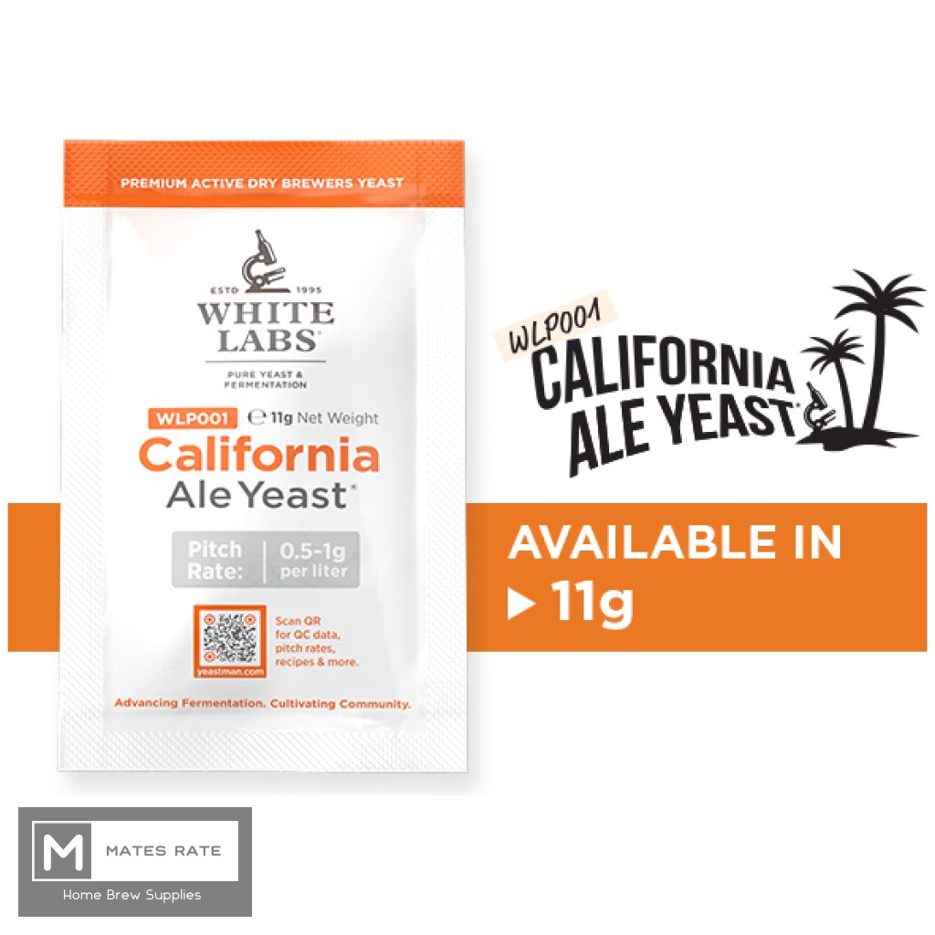 WLP001 California Ale Yeast (Dry Yeast) Mates Rate Home Brew Supplies